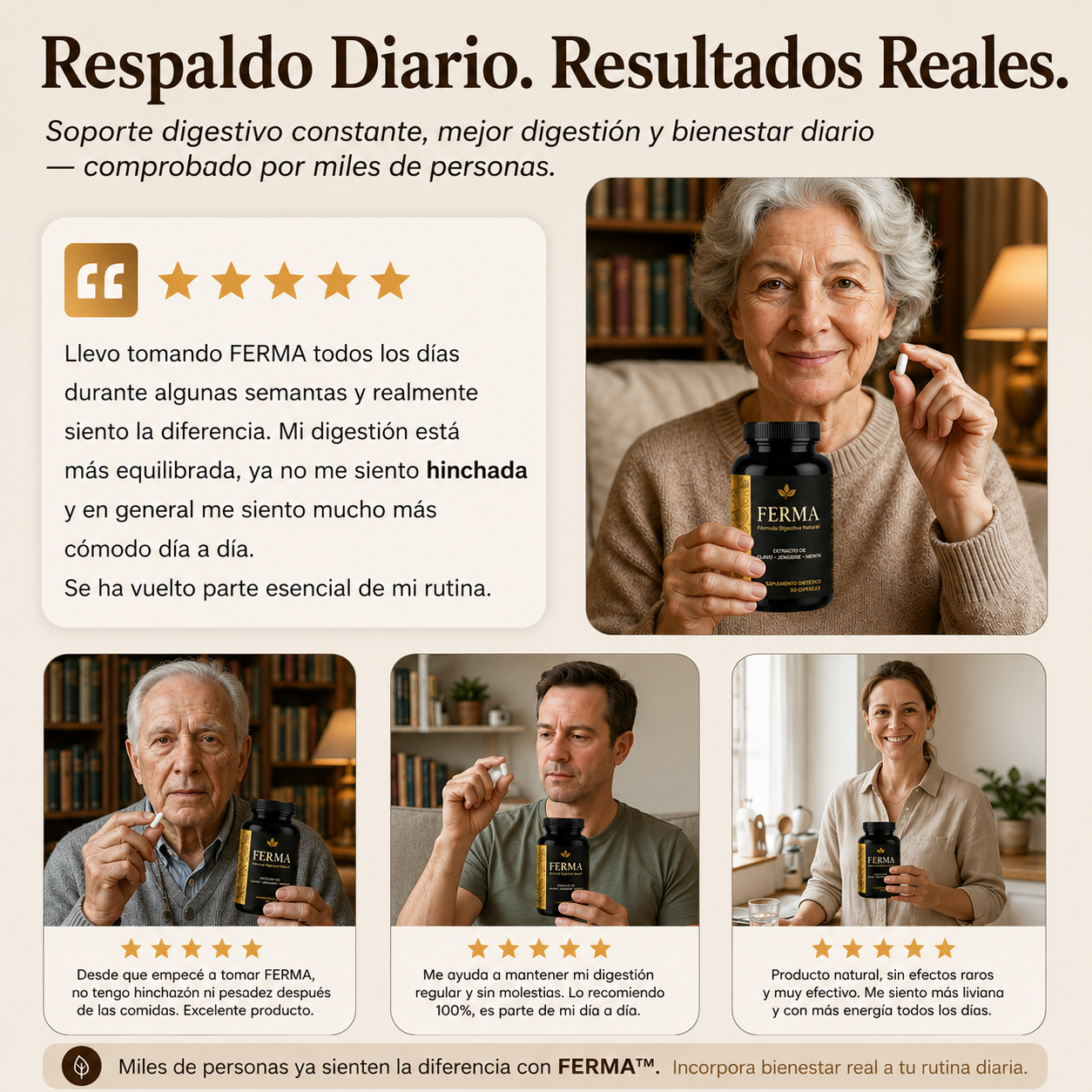 FERMA™ | LA FÓRMULA NATURAL PARA LOS GASES Y LA PESADEZ DESPUÉS DE COMER